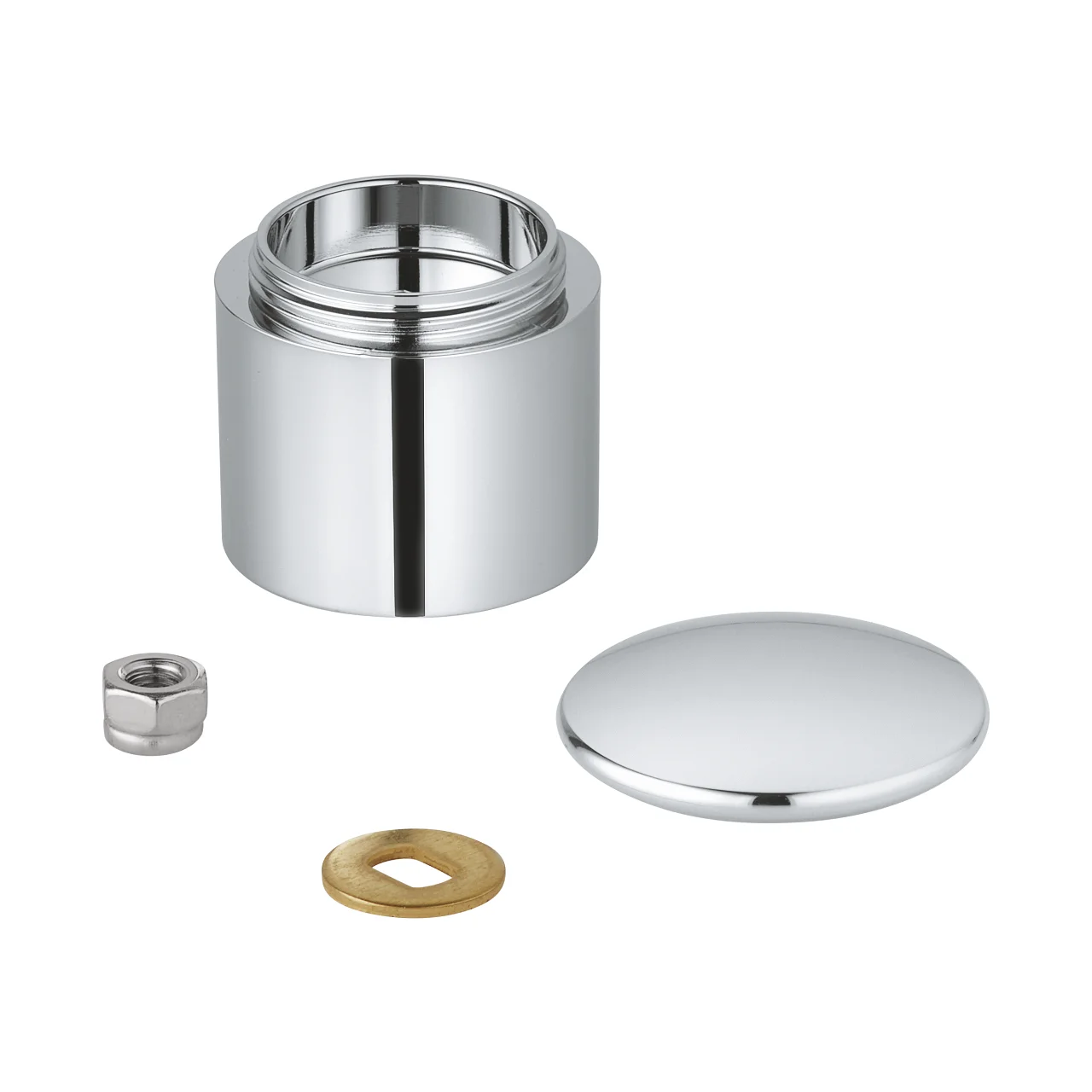 Φωτογραφία προϊόντος: Καπάκι Grohe 46571000 χρώμα ασημί χρωμέ γυαλιστερό