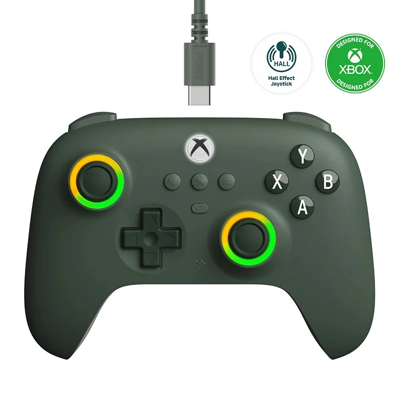 Φωτογραφία προϊόντος: 8BitDo Ultimate C Wired Controller για Xbox (Ενσύρματο για Xbox Series X|S και One και Windows 10 και μετά) Dark Green