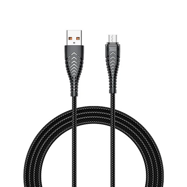 Φωτογραφία προϊόντος: Veger V103 Braided USB 2.0 to micro USB Cable Μαύρο 1.2m