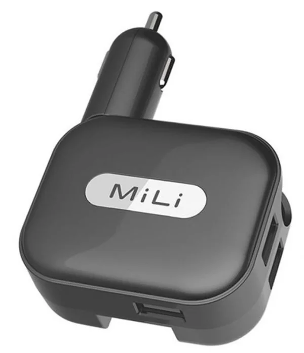 Φωτογραφία προϊόντος: MiLi Universal Charger Plus Φορτιστής Ταξιδιού με Τριπλή Θύρα Φόρτισης USB και αντάπτορες EU/US/UK (HC-U20-C)