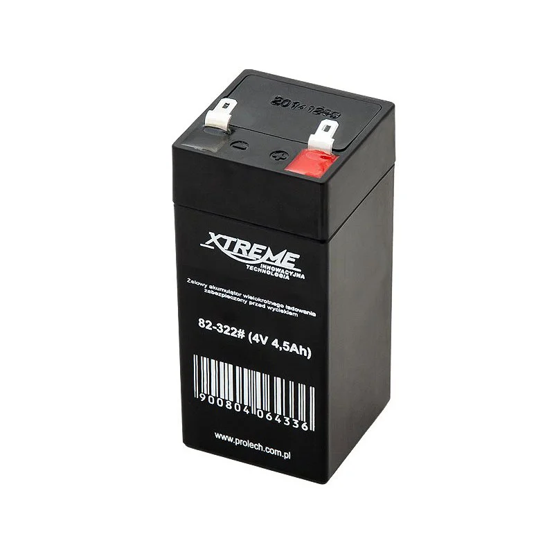 Φωτογραφία προϊόντος: XTREME Μπαταρία Μολύβδου 4V 4,5Ah PB 10.7x46x46