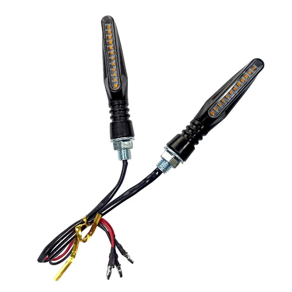 Φωτογραφία προϊόντος: OEM Φλας μοτοσυκλέτας Universal LED SMD 12V με τρεχούμενο εφέ φωτισμού πορτοκαλί αδιάβροχα 2τμχ