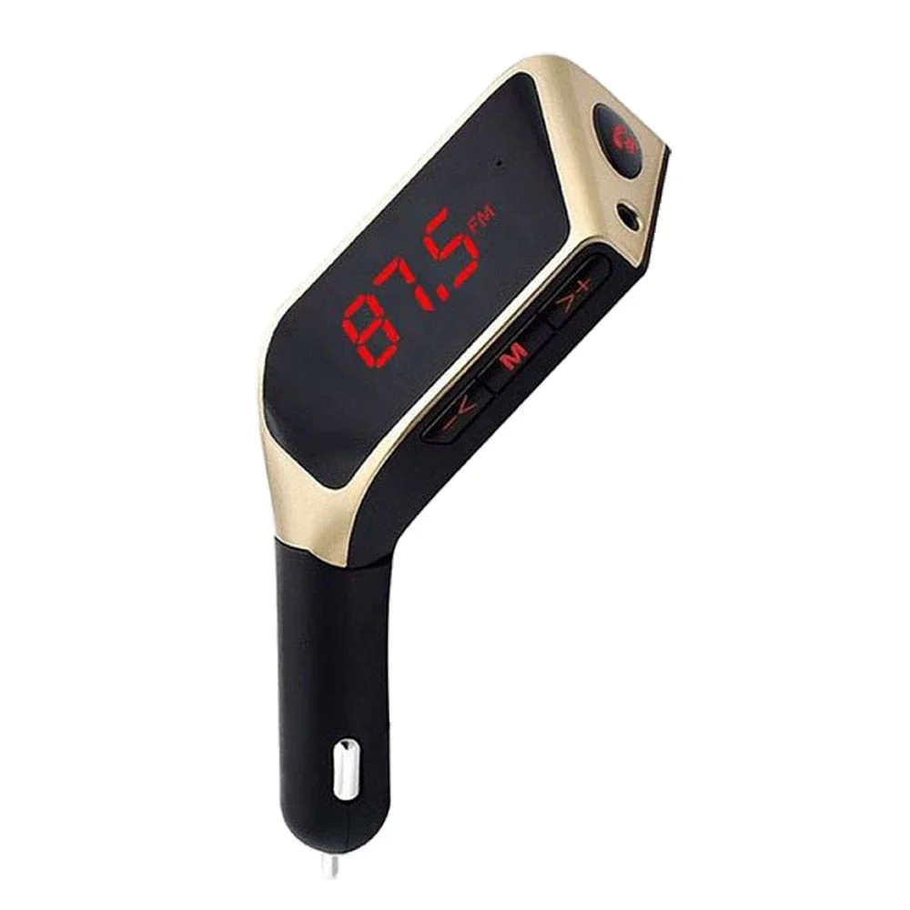 Φωτογραφία προϊόντος: OEM Fm Transmitter με Bluetooth, 2 USB, οθόνη LCD 2.1A 1τμχ