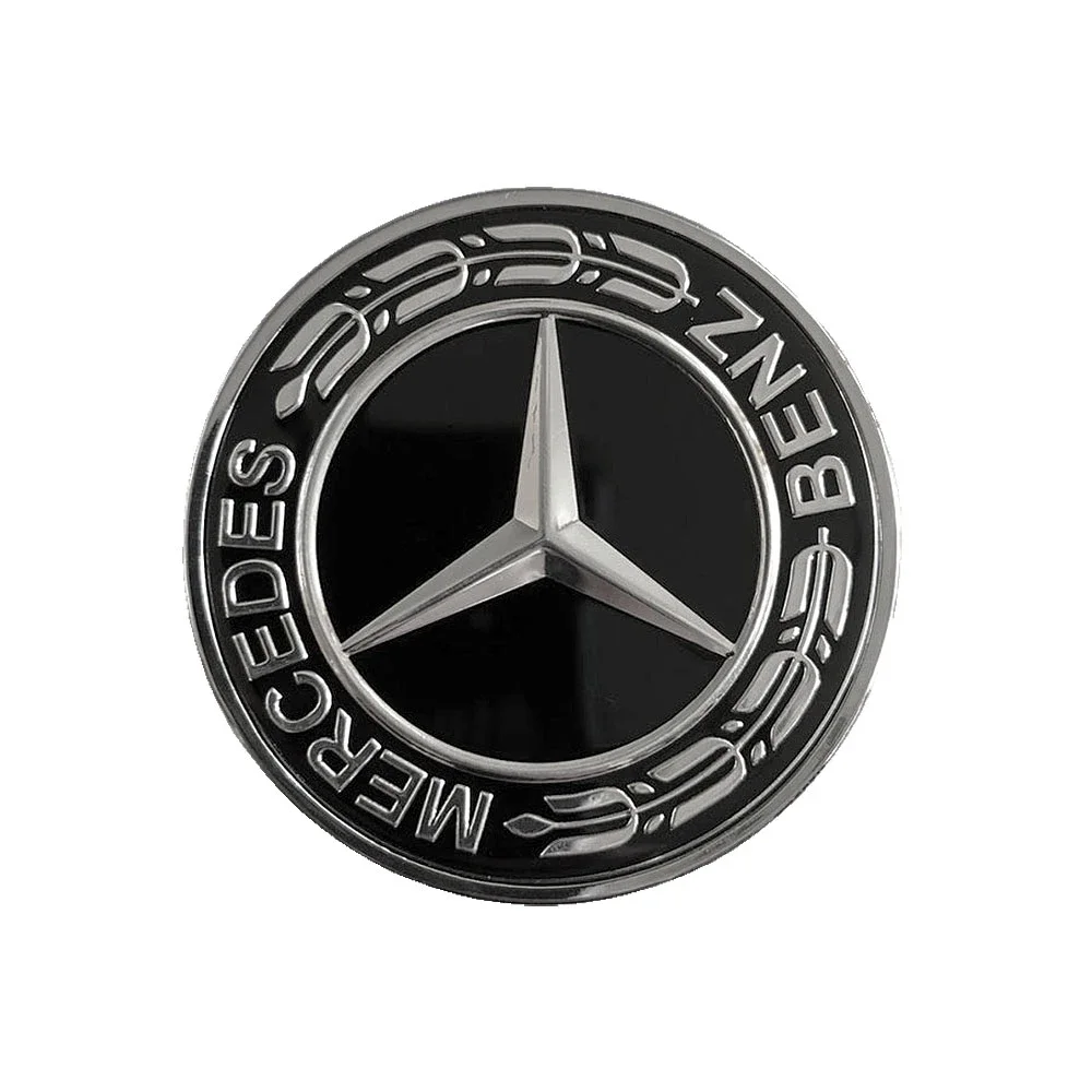 Φωτογραφία προϊόντος: OEM Σήμα καπό Mercedes-Benz W204/W212 τάπα μαύρο
