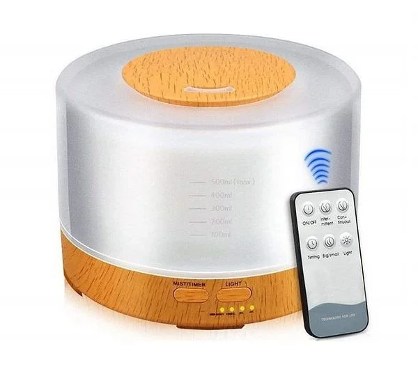 Φωτογραφία προϊόντος: OEM AROMA DIFFUSER LIFT OF LEISURE Αρωματοθεραπεία/Καθαρισμός αέρα/Πολύχρωμη λάμπα 500ML Ανοιχτόχρωμο Ξύλο