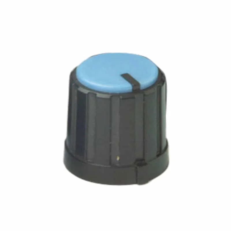 Φωτογραφία προϊόντος: ELECTROVISION 6mm Rotary Pointer Knob with Coloured Cap and Push On Fitting (F207AE)