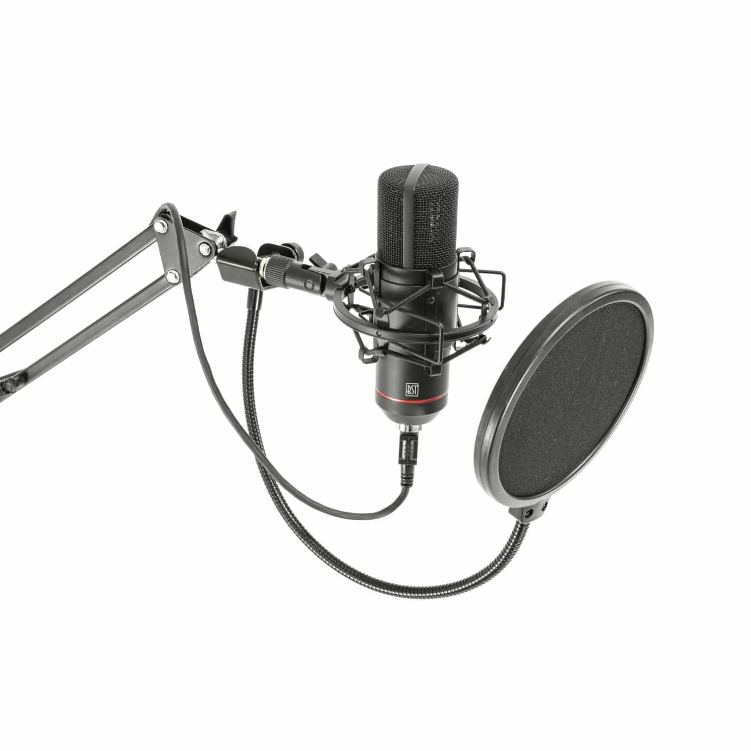 Φωτογραφία προϊόντος: BST STM300-PLUS PROFESSIONAL ELECTRET MICROPHONE WITH SHOCK MOUNT (10-4526)