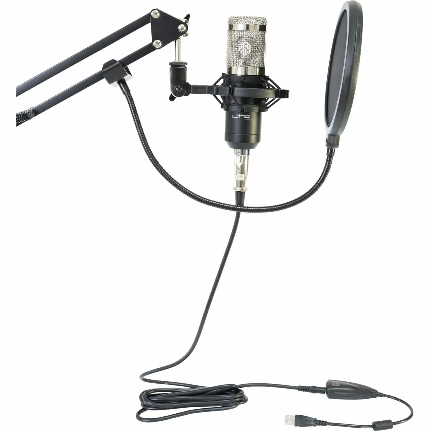 Φωτογραφία προϊόντος: LTC Audio STM200-PLUS USB CONDENSER MICROPHONE SET FOR RECORDING, STREAMING PODCASTING (10-4523)