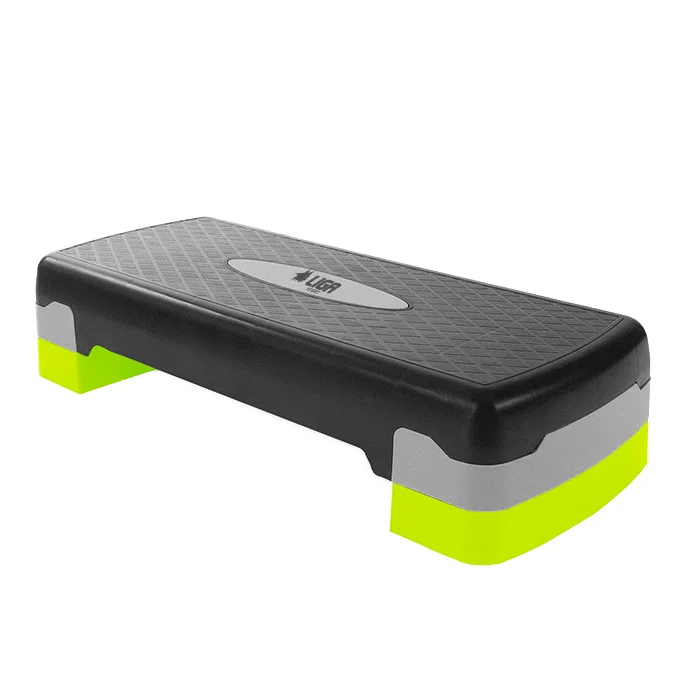 Φωτογραφία προϊόντος: LIGA SPORT AEROBIC STEPPER (2 LEVELS) LIGASPORT - BLACK - YELLOW FLUO - ONE SIZE
