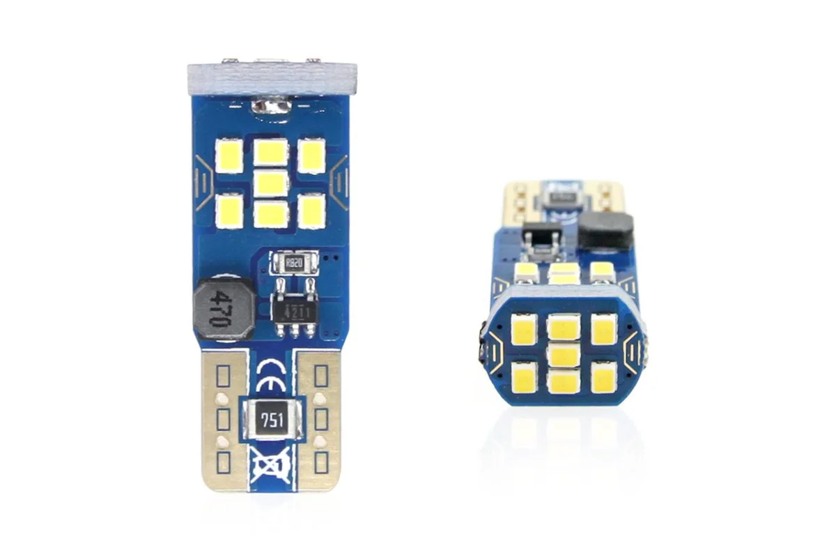 Φωτογραφία προϊόντος: AMIO T10 W5W CANBUS 12/24V LED 21xSMD ULTRABRIGHT 2016 ΛΕΥΚΟ 2ΤΕΜ. 02445/AM