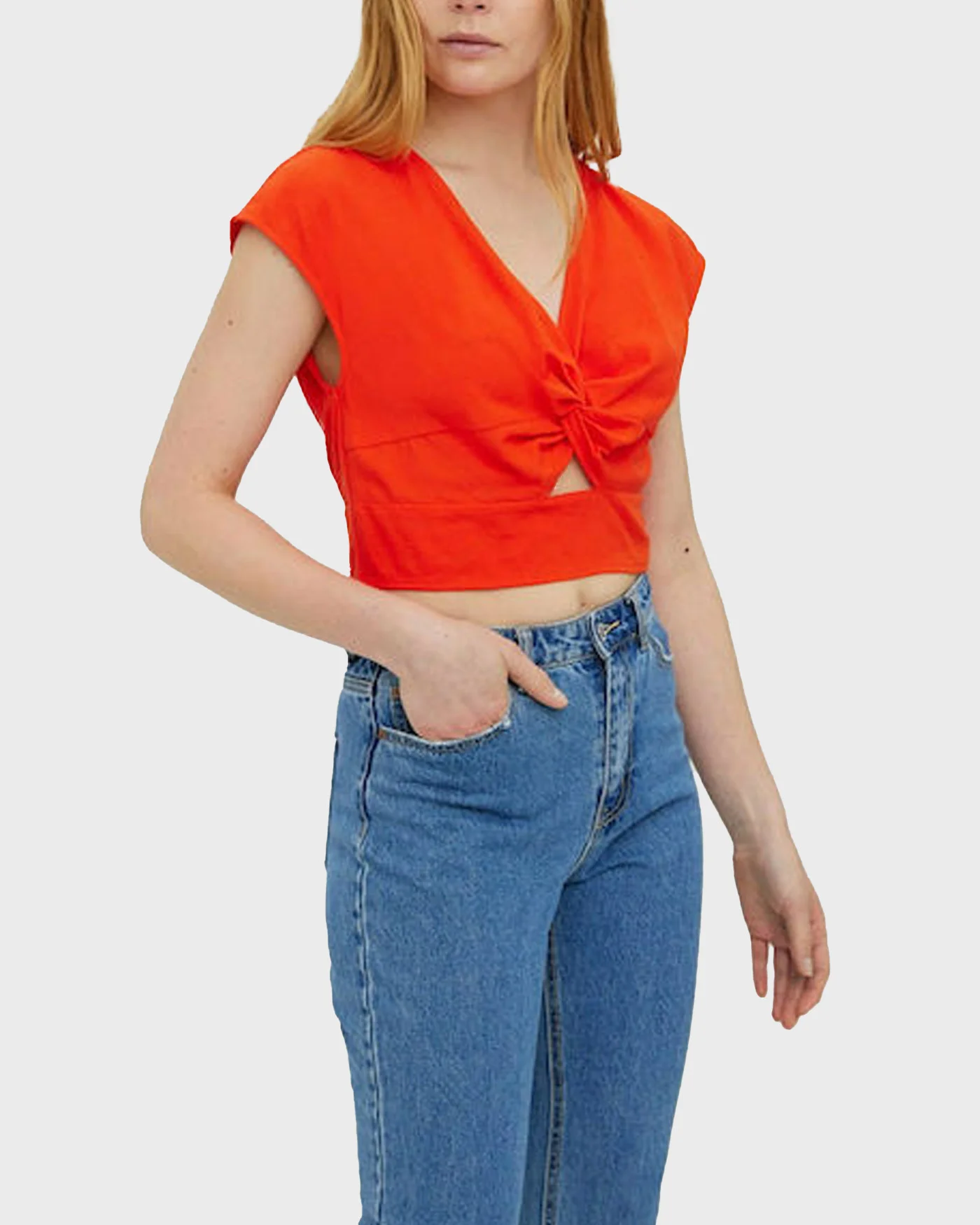 Φωτογραφία προϊόντος: Vero Moda Jesmilo Crop Top - 10260305 ΠΟΡΤΟΚΑΛΙ