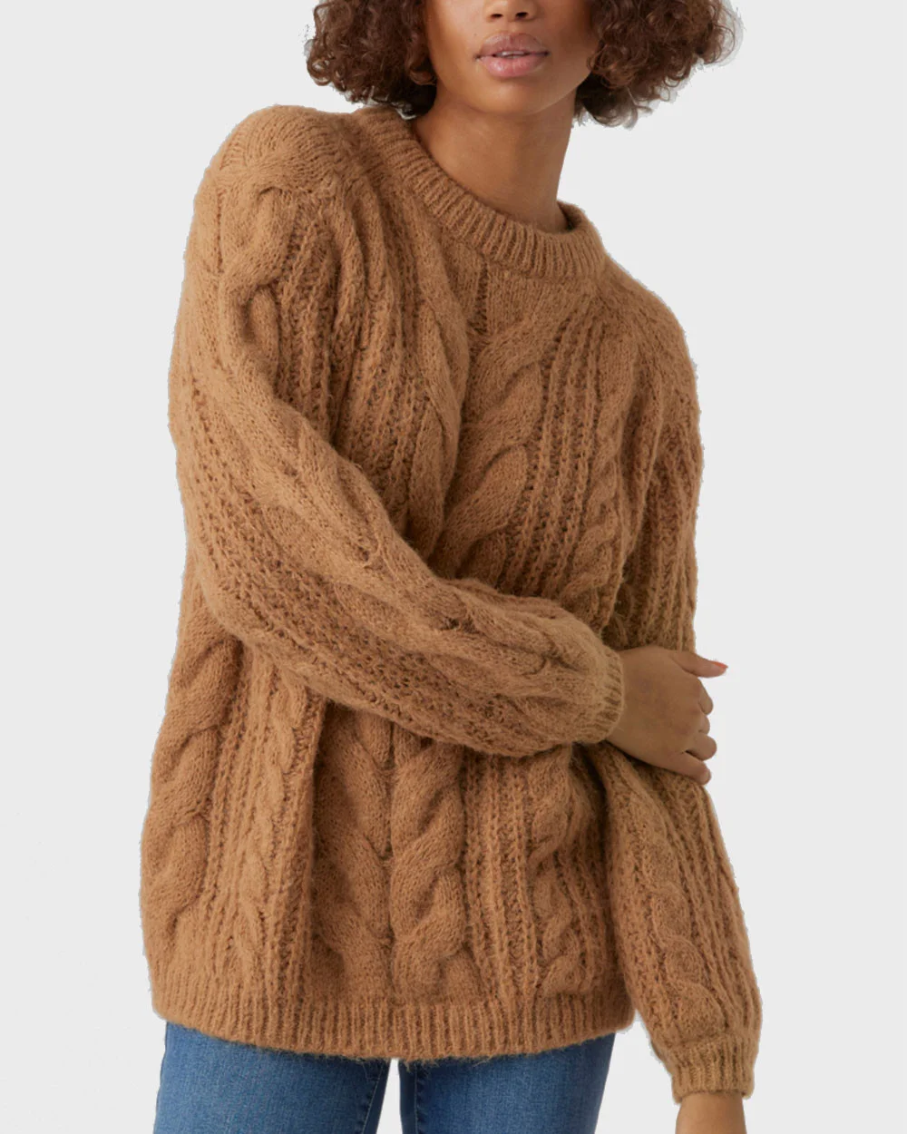 Φωτογραφία προϊόντος: VERO MODA ΓΥΝΑΙΚΕΙΟ RUNDHALS PULLOVER - 10271666 ΚΑΦΕ