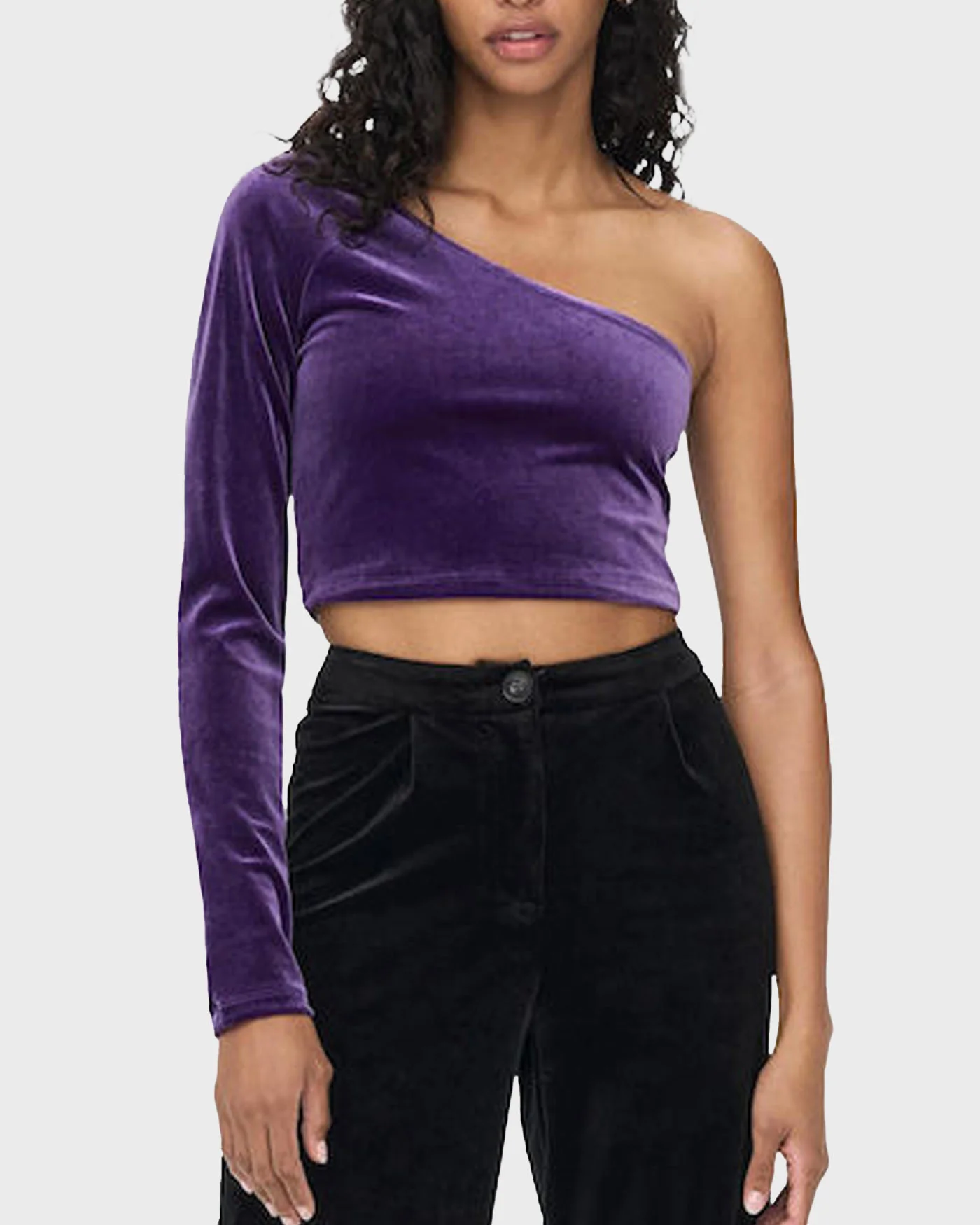 Φωτογραφία προϊόντος: Only Γυναικείο Velvet Crop Top - 15277992 ΜΩΒ