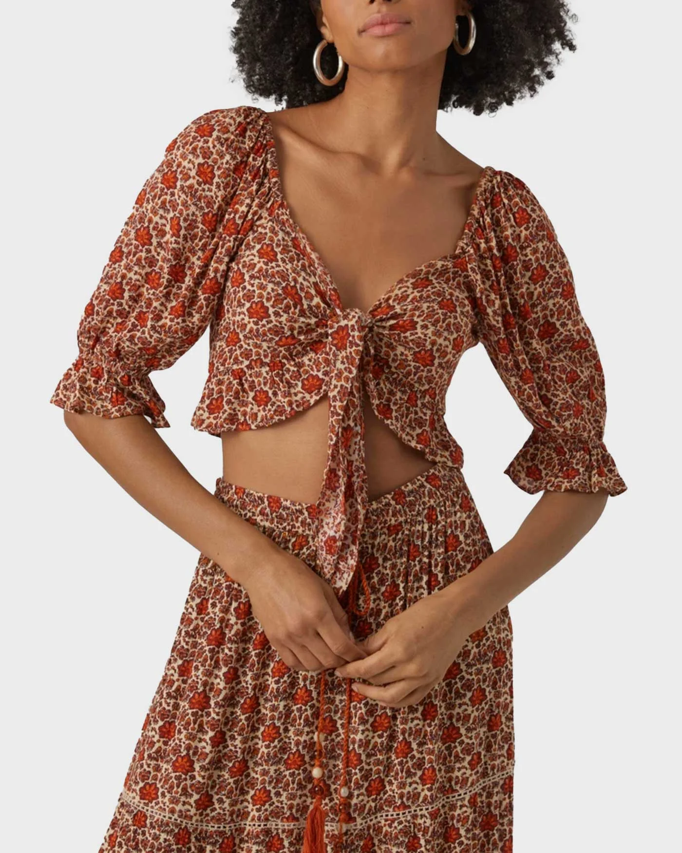 Φωτογραφία προϊόντος: VERO MODA Bani 2/4 Crop TOP- 10292102 ΚΟΚΚΙΝΟ