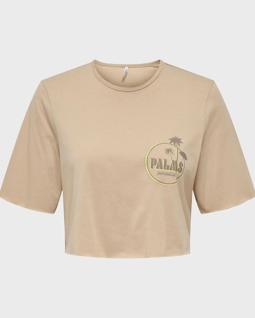 Φωτογραφία προϊόντος: ONLY ΓΥΝΑΙΚΕΙΟ CROPPED T-SHIRT ΜΕ ΤΥΠΩΜΑ - 15290663 ΚΑΦΕ