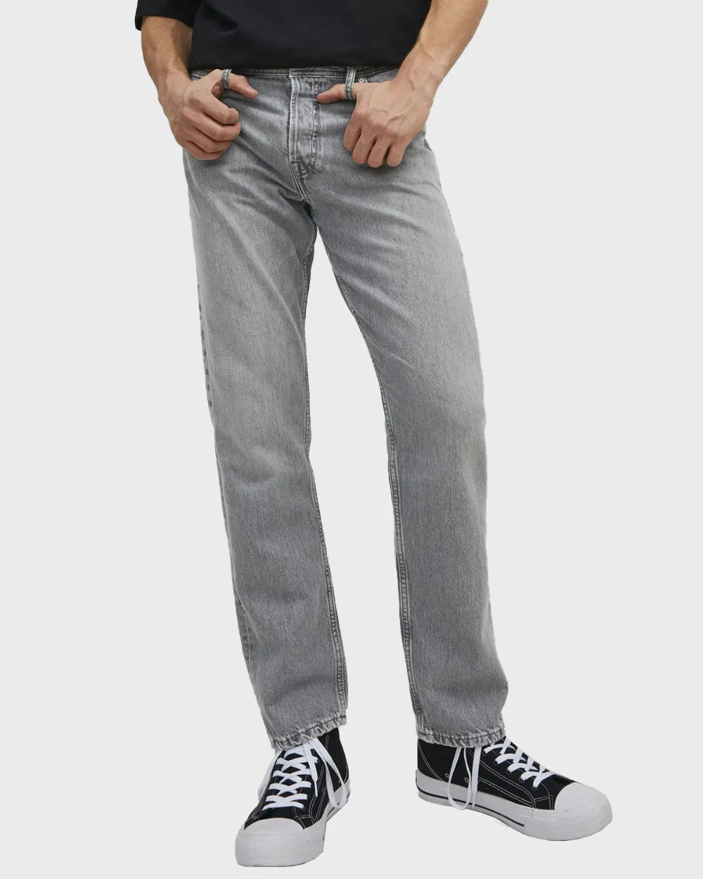 Φωτογραφία προϊόντος: JACK & JONES JACK&JONES ΑΝΔΡΙΚΟ ΨΗΛΟΜΕΣΟ ΤΖΙΝ ΠΑΝΤΕΛΟΝΙ ΧΑΛΑΡΗ ΓΡΑΜΜΗ - 12209663 ΓΚΡΙ