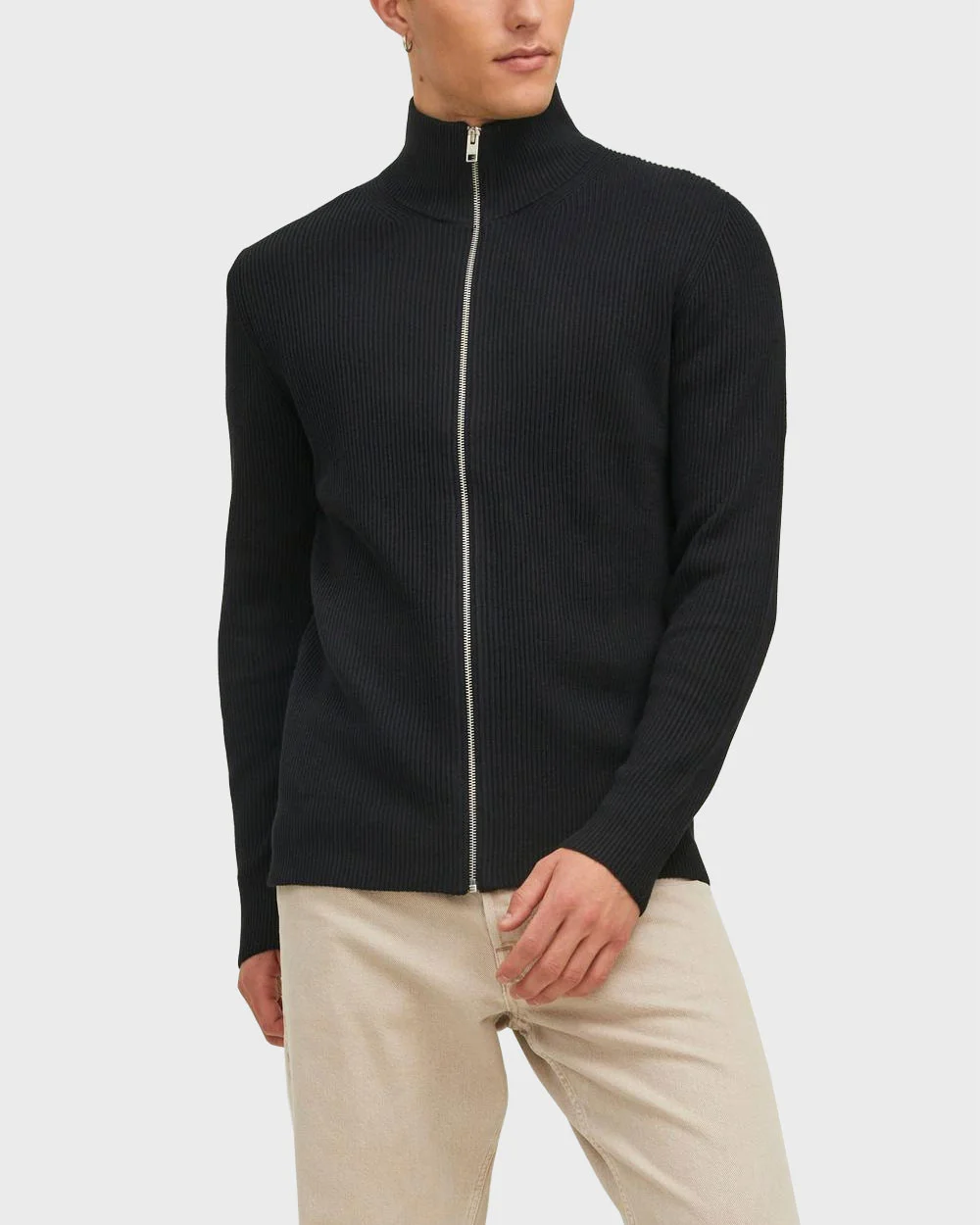 Φωτογραφία προϊόντος: JACK & JONES ΑΝΔΡΙΚΗ ΠΛΕΚΤΗ ΖΑΚΕΤΑ - 12222926 ΜΑΥΡΟ