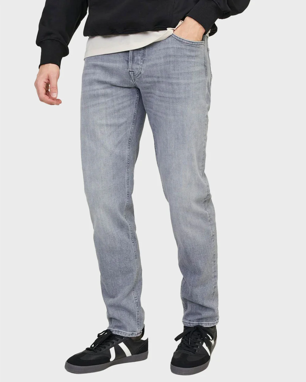 Φωτογραφία προϊόντος: JACK & JONES JACK&JONES ΑΝΔΡΙΚΟ ΤΖΙΝ ΠΑΝΤΕΛΟΝΙ TAPERED - 12248551 ΓΚΡΙ
