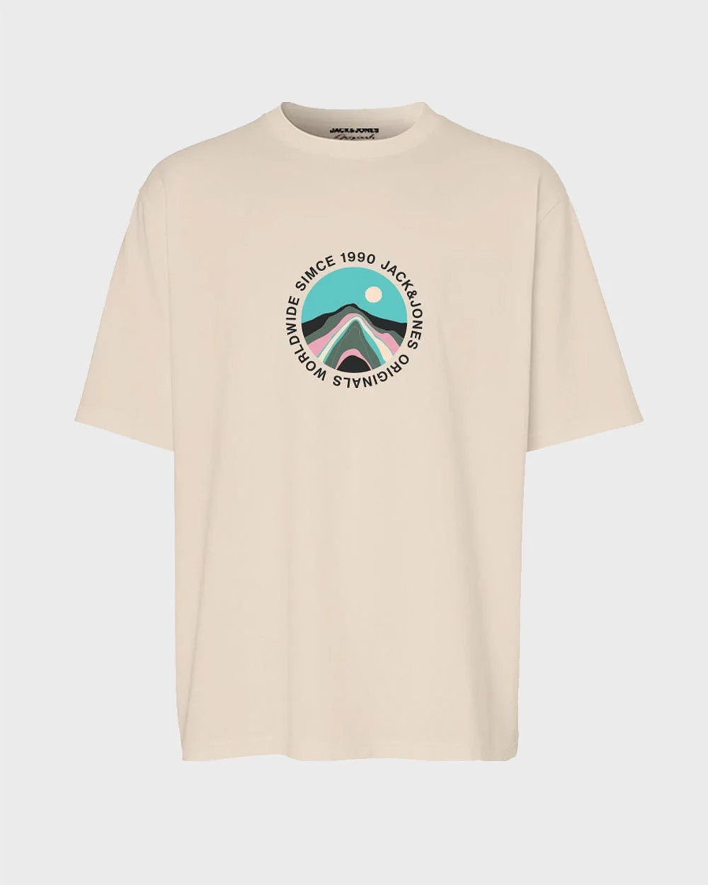 Φωτογραφία προϊόντος: JACK & JONES ΑΝΔΡΙΚΟ T-SHIRT JORLAFAYETTE - 12255640 ΜΠΕΖ