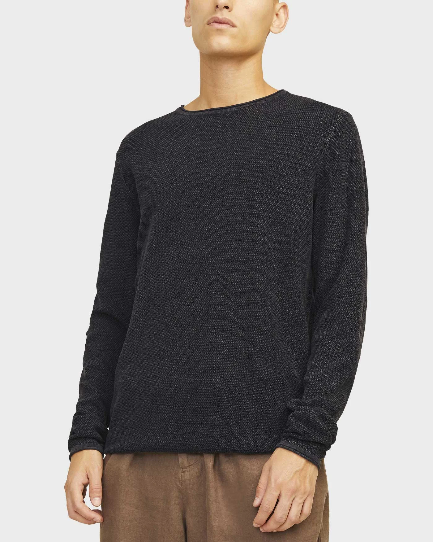 Φωτογραφία προϊόντος: JACK & JONES ΑΝΔΡΙΚΗ ΜΠΛΟΥΖΑ ΠΛΕΚΤΗ ΚΑΝΟΝΙΚΗ ΓΡΑΜΜΗ - 12260832 ΜΑΥΡΟ