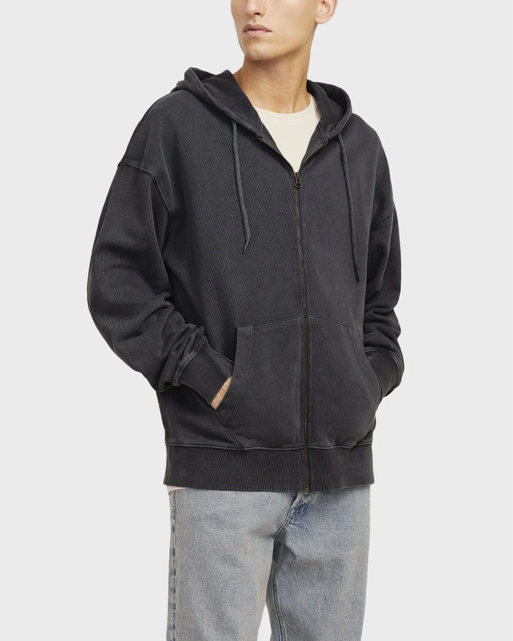 Φωτογραφία προϊόντος: JACK & JONES ΑΝΔΡΙΚΗ ΖΑΚΕΤΑ ΜΕ ΚΟΥΚΟΥΛΑ - 12270279 ΑΝΘΡΑΚΙ