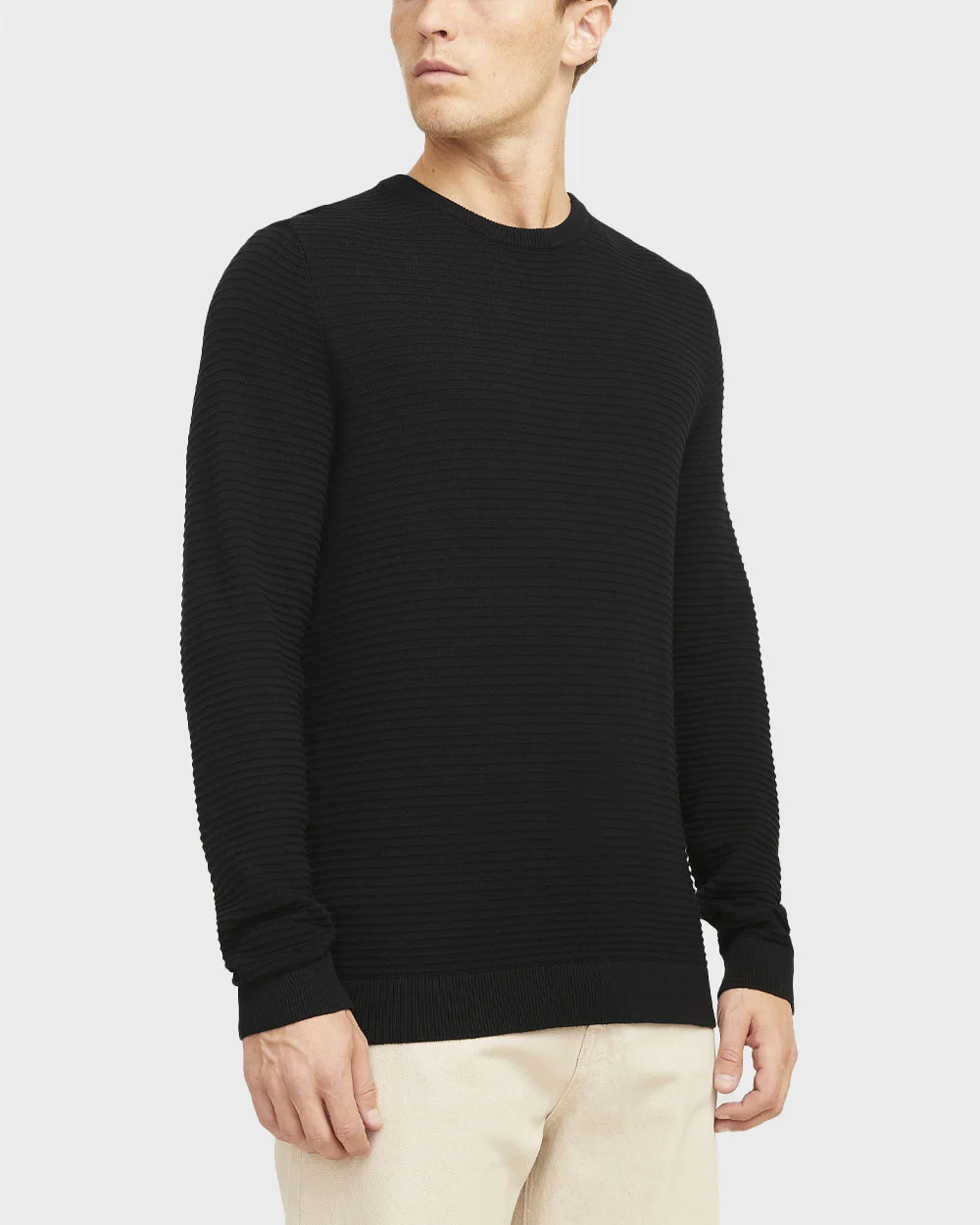 Φωτογραφία προϊόντος: JACK & JONES ΑΝΔΡΙΚΗ ΠΛΕΚΤΗ ΜΠΛΟΥΖΑ - 12258571 ΜΑΥΡΟ