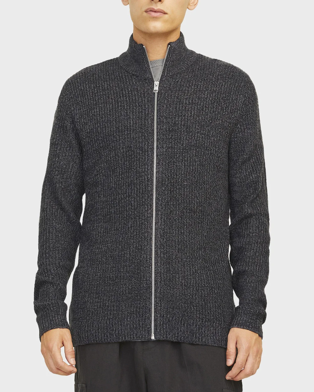 Φωτογραφία προϊόντος: JACK & JONES ΑΝΔΡΙΚΗ ΠΛΕΚΤΗ ΖΑΚΕΤΑ - 12257483 ΑΝΘΡΑΚΙ