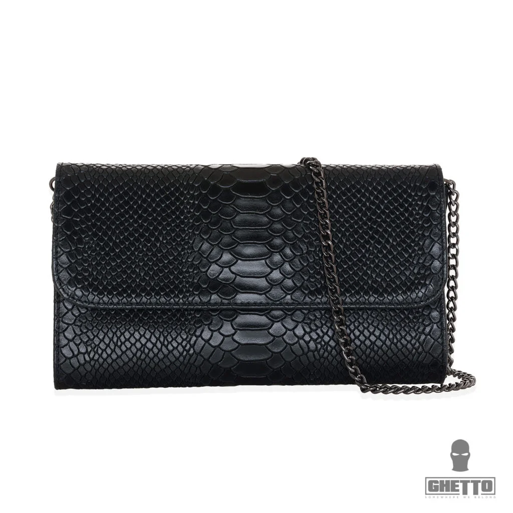 Φωτογραφία προϊόντος: Ghetto Crocodile Texture Clutch Bag with Chain Strap