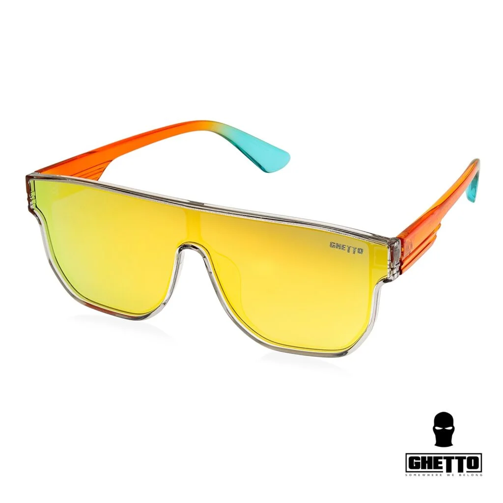 Φωτογραφία προϊόντος: Ghetto Oversized Square Sunglasses GreyOrange Frame for Women