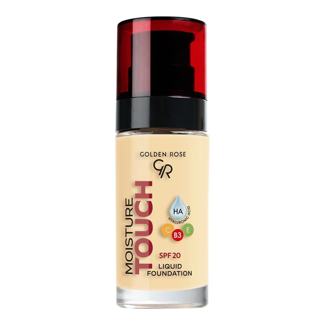 Φωτογραφία προϊόντος: GOLDEN ROSE MOISTURE TOUCH LIQUID FOUNDATION