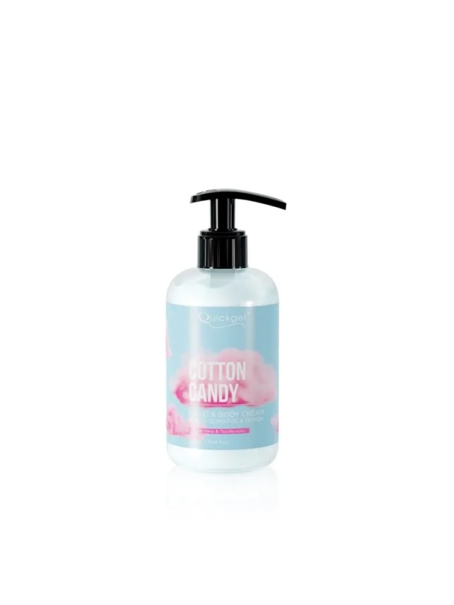 Φωτογραφία προϊόντος: Quickgel Ηand +amp; Body Cream - Cotton Candy 300ml