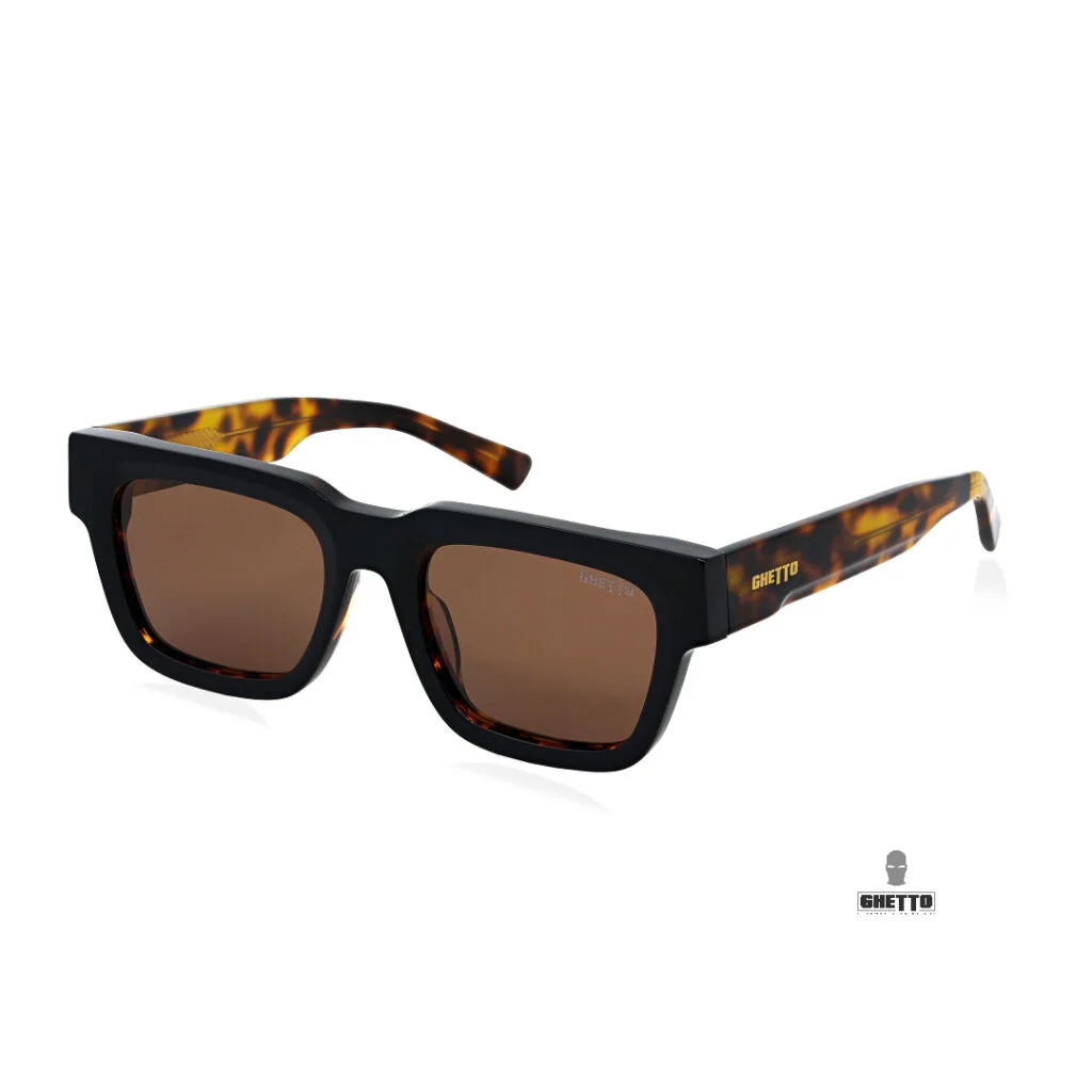 Φωτογραφία προϊόντος: Ghetto Square Luxury Sunglasses Tortoiseshell/Tea Frame Unisex