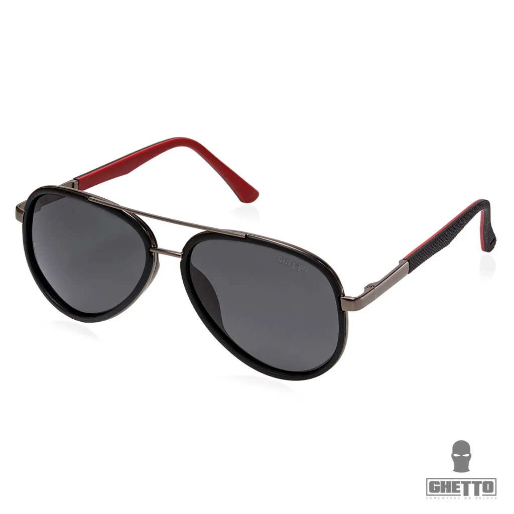 Φωτογραφία προϊόντος: Ghetto Pilot Sunglasses Gun Black Frame Unisex