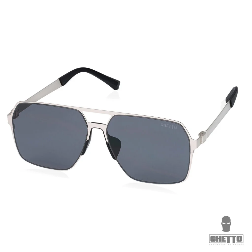 Φωτογραφία προϊόντος: Ghetto Square Fashion Oversized Luxury Men Sunglasses Silver Frame