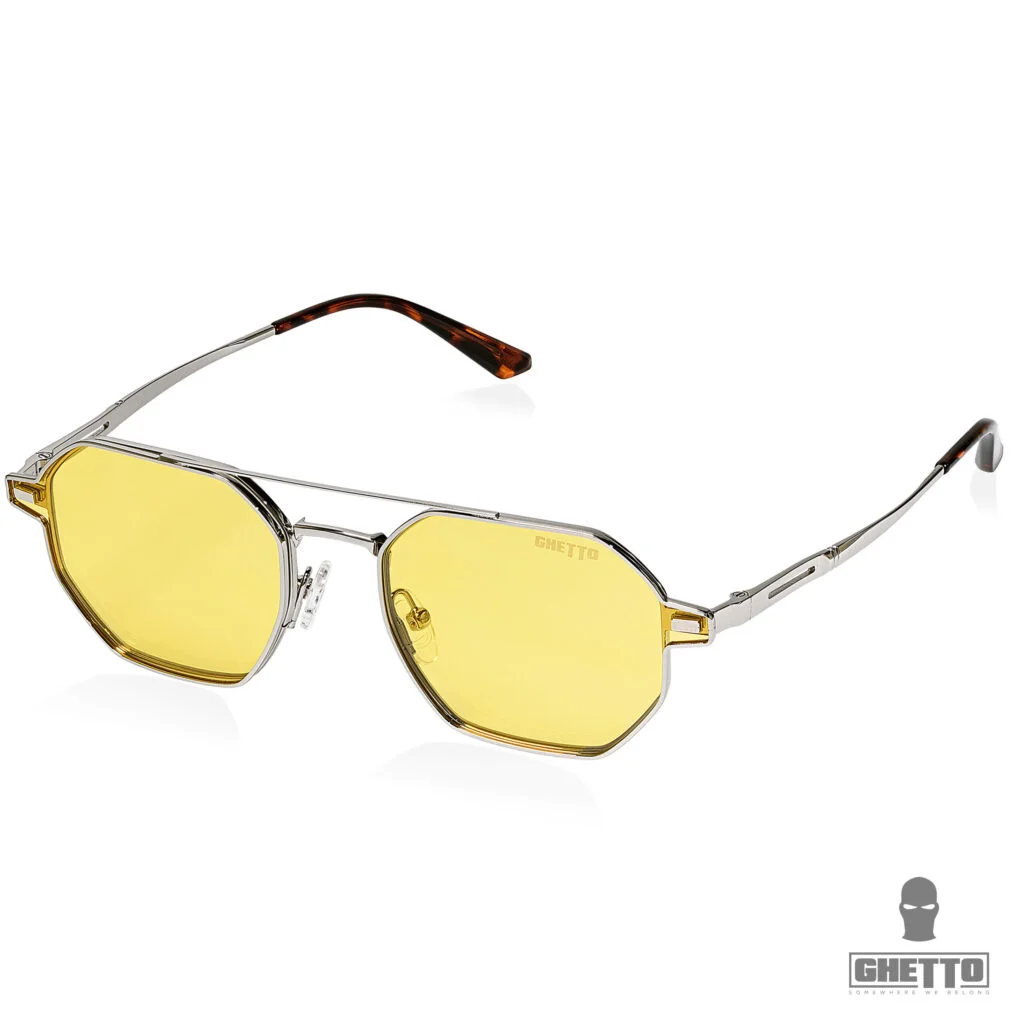 Φωτογραφία προϊόντος: Ghetto Hexagon Sunglasses Polarized + Reading Silver Frame Unisex