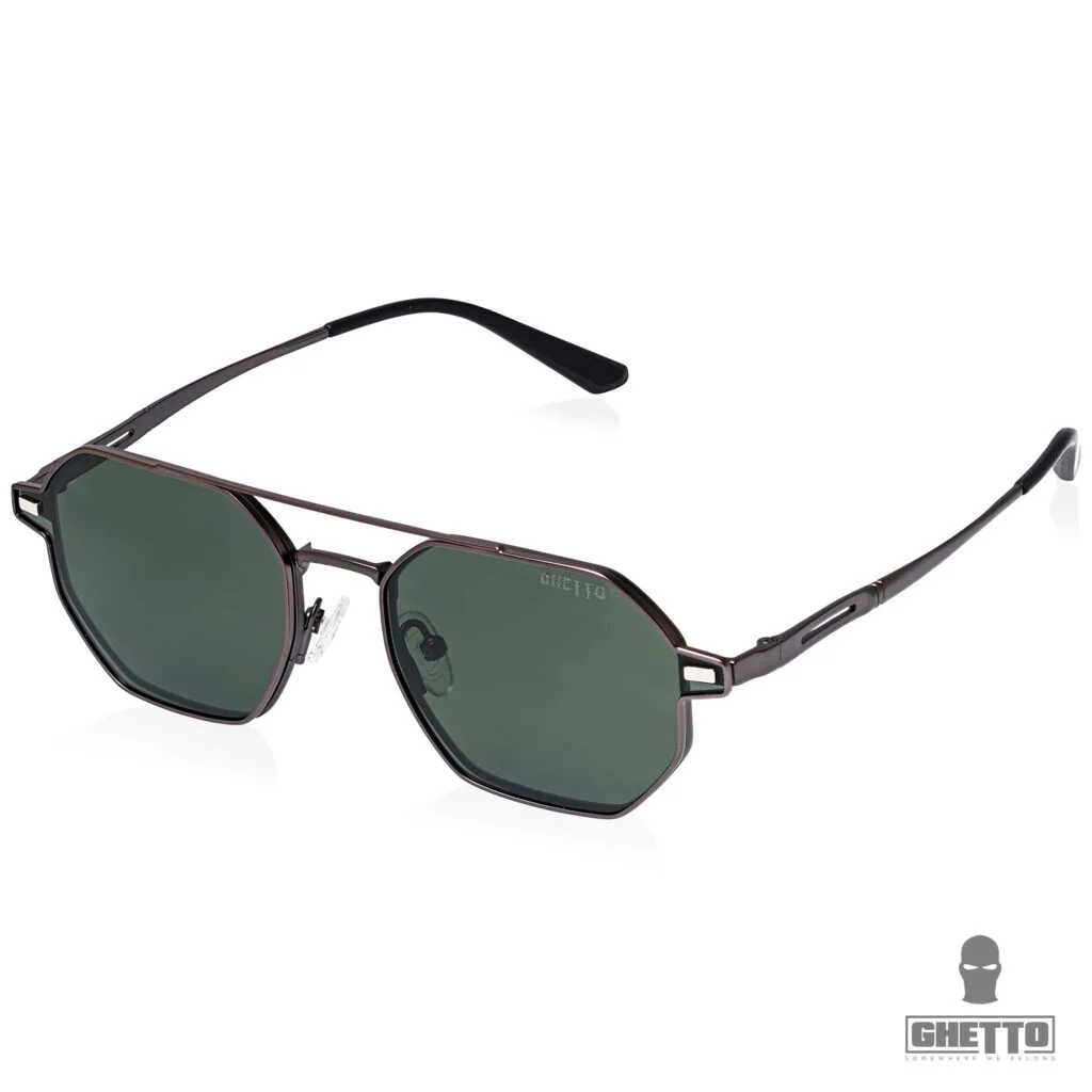 Φωτογραφία προϊόντος: Ghetto Hexagon Sunglasses Polarized + Reading Gun Frame Unisex