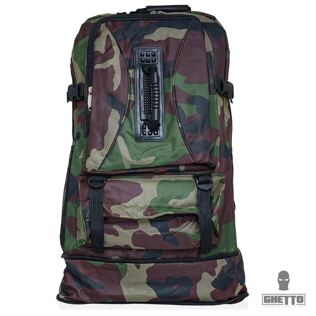 Φωτογραφία προϊόντος: Ghetto Waterproof Camo Tactical Backpack | Military Style Multi-Pocket Travel Bag