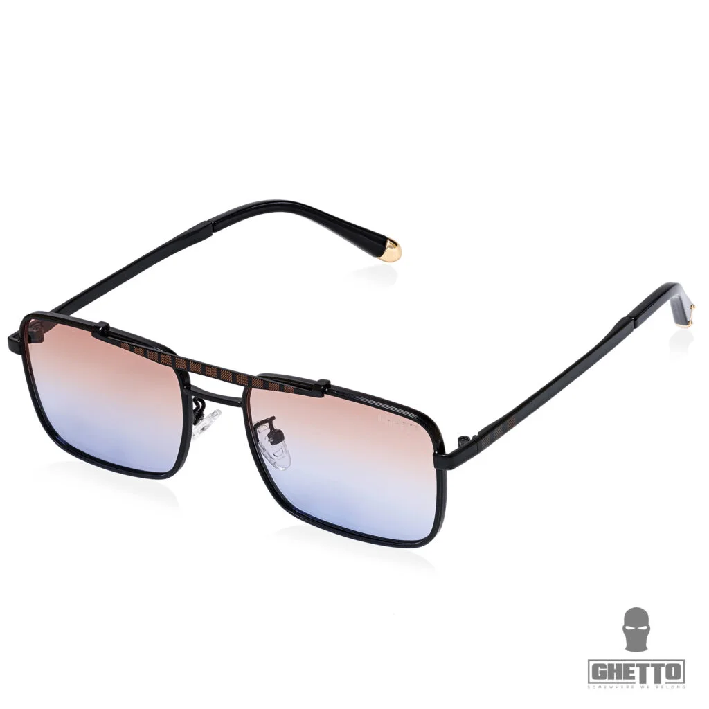 Φωτογραφία προϊόντος: Ghetto Fashion Luxury Style Sunglasses Black Frame Unisex Brown Blue