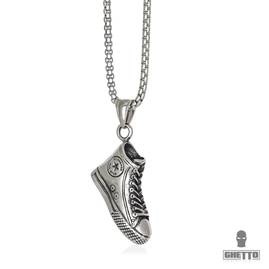 Φωτογραφία προϊόντος: Ghetto Hip Hop Sport Shoe ALL STAR Stainless Steel Pendant Necklace