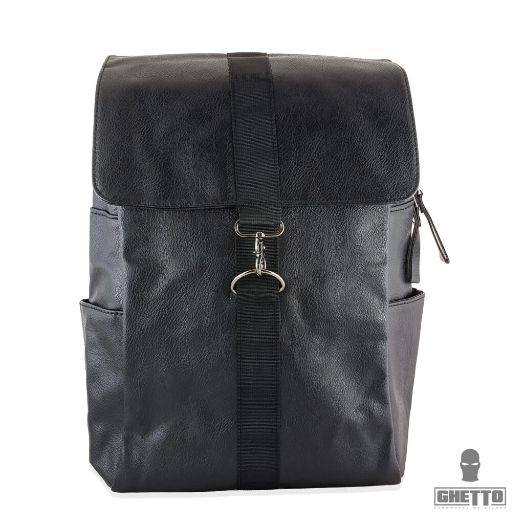 Φωτογραφία προϊόντος: Ghetto Minimal Leather Backpack with Strap Closure