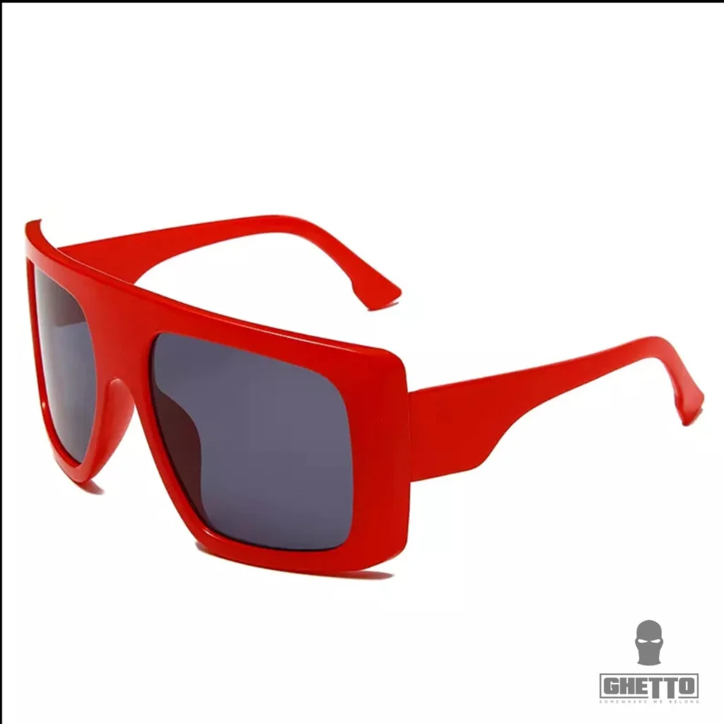 Φωτογραφία προϊόντος: Ghetto The Big Frame Women Trendy Oversized Sunglasses Red