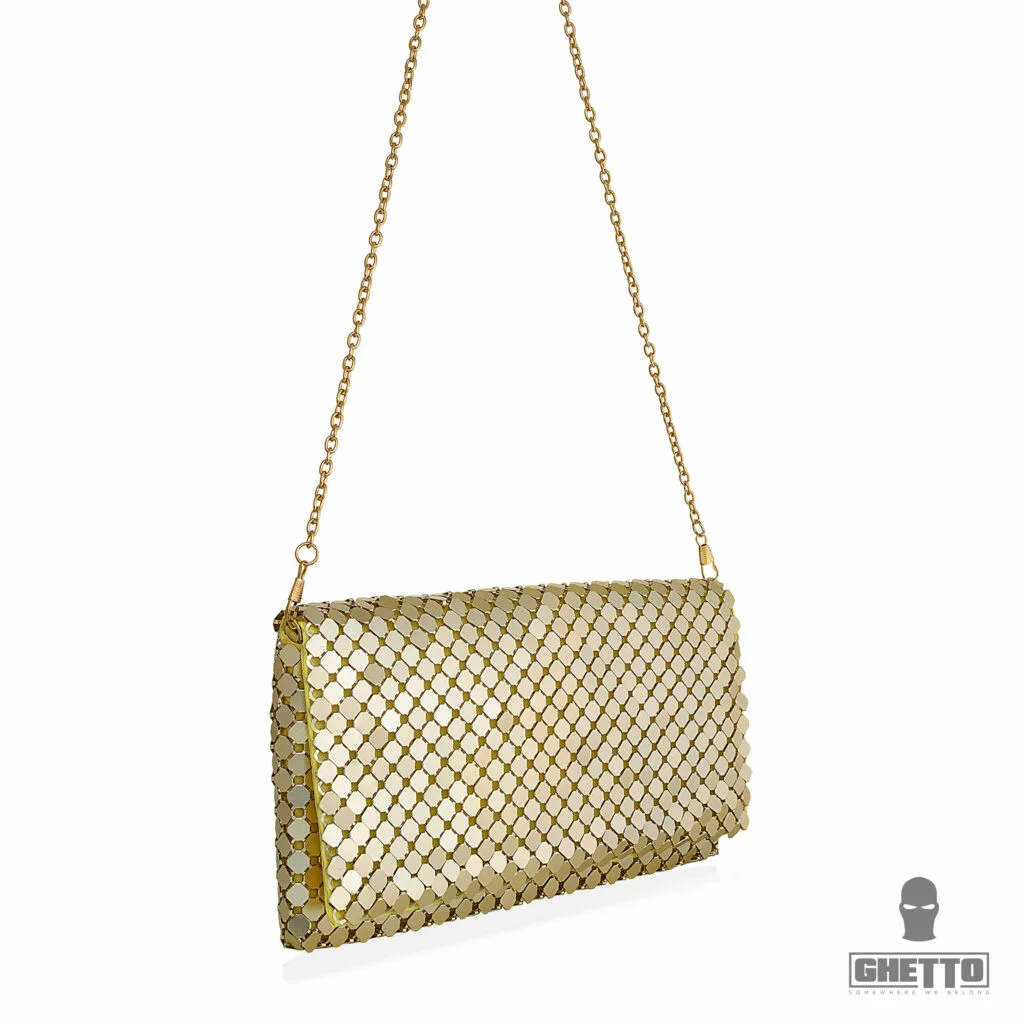 Φωτογραφία προϊόντος: Ghetto Clutch New Design Acrylic Bag Gold