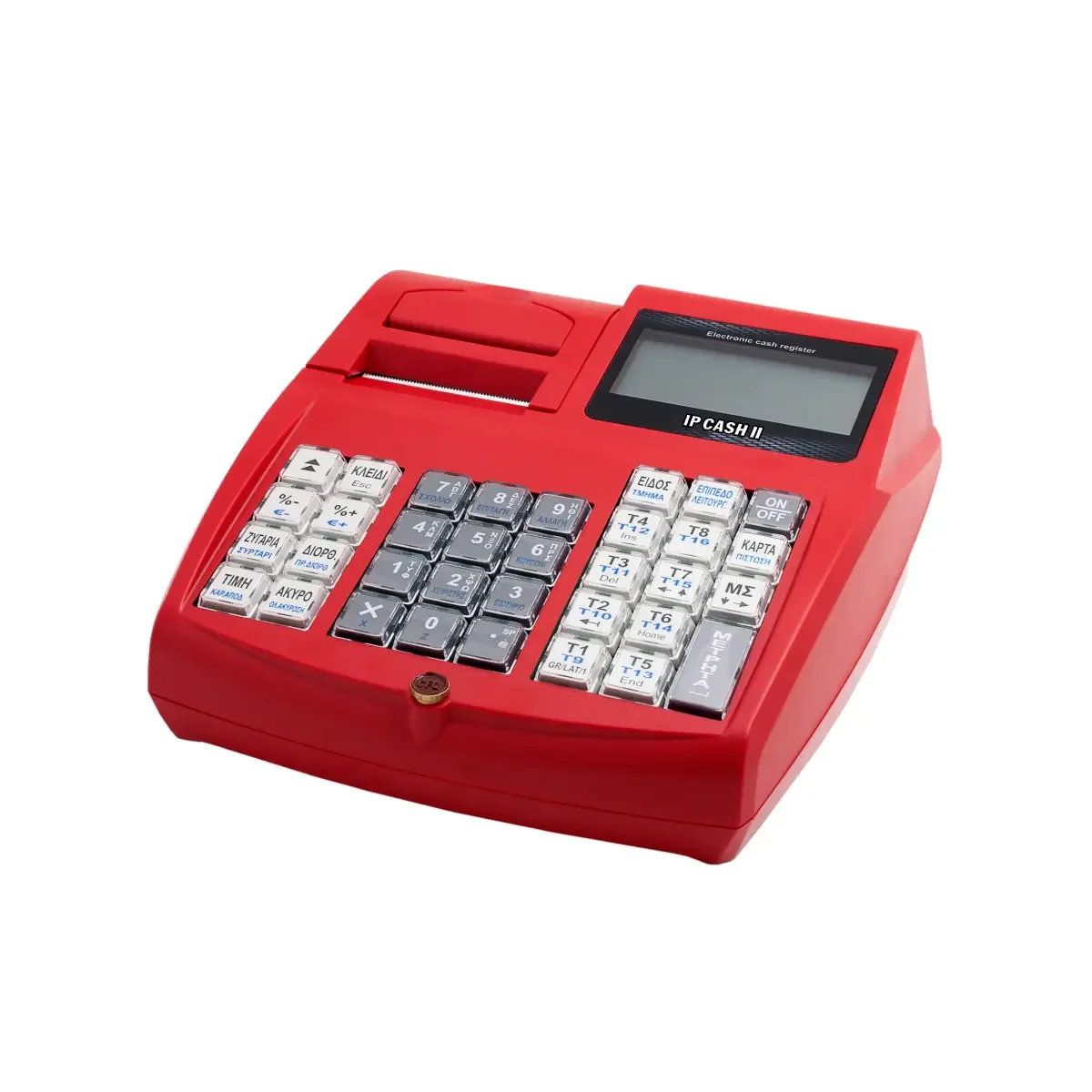 Φωτογραφία προϊόντος: Ταμειακή Μηχανή IP CASH Red (Δώρο ρολά + προγραμματισμός + παράδοση) ΜΕ ΔΟΣΕΙΣ