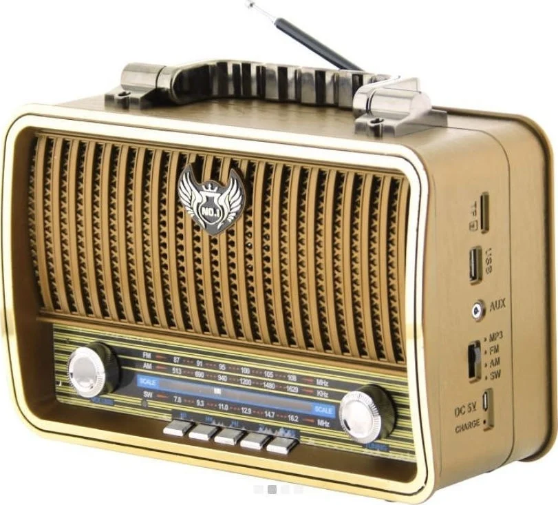 Φωτογραφία προϊόντος: OEM Ηχείο Bluetooth Kemai MD-1909BT, σε καφέ χρώμα