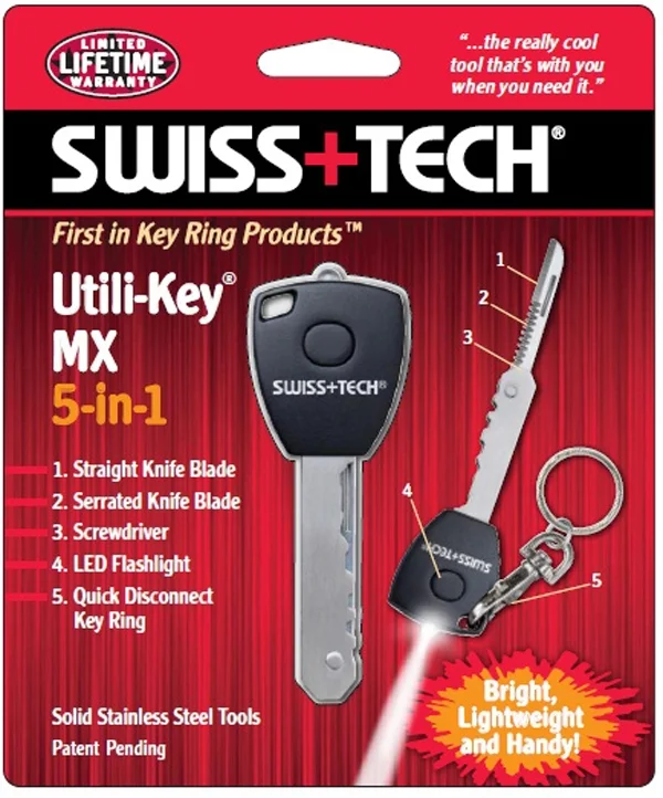 Φωτογραφία προϊόντος: OEM Πολυεργαλείο Swiss Tech Utili-Key MX 5-in-1 Micro Tool