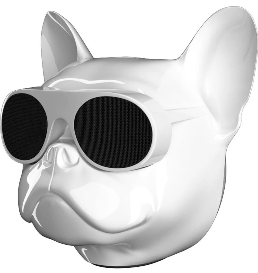 Φωτογραφία προϊόντος: OEM Ηχείο Wireless Speaker Bulldog Aσπρο χρώμα κεφαλή 3W