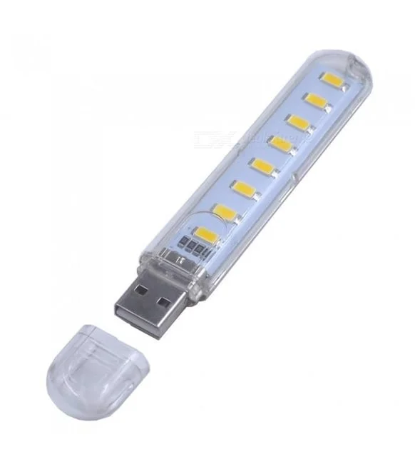Φωτογραφία προϊόντος: OEM USB Mini Light με 8 λαμπτήρες led 10cm
