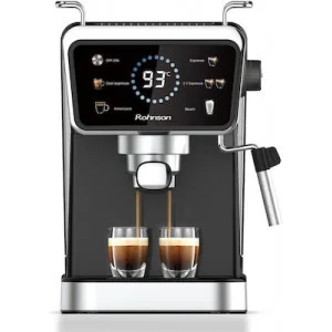 Φωτογραφία προϊόντος: Αυτόματη μηχανή espresso Hot & Cold Rohnson R-98015 1350W 20 bar Μαύρη