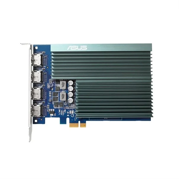 Φωτογραφία προϊόντος: Asustek ASUS VGA NV 2GB GT730 PCIe x1/ silent/ 4x HDMI GT730-4H-SL-2GD5, Passive cooling, Single Slot