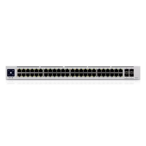 Φωτογραφία προϊόντος: Ubiquiti Networks Ubiquiti Switch UniFi 48xRJ45 GBit/4xSFP+ Managed PoE+ 600W Gen2 19" Rack-Mountable, 1,3" Touchscreen USW-PRO-48-POE